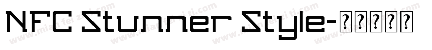 NFC Stunner Style字体转换